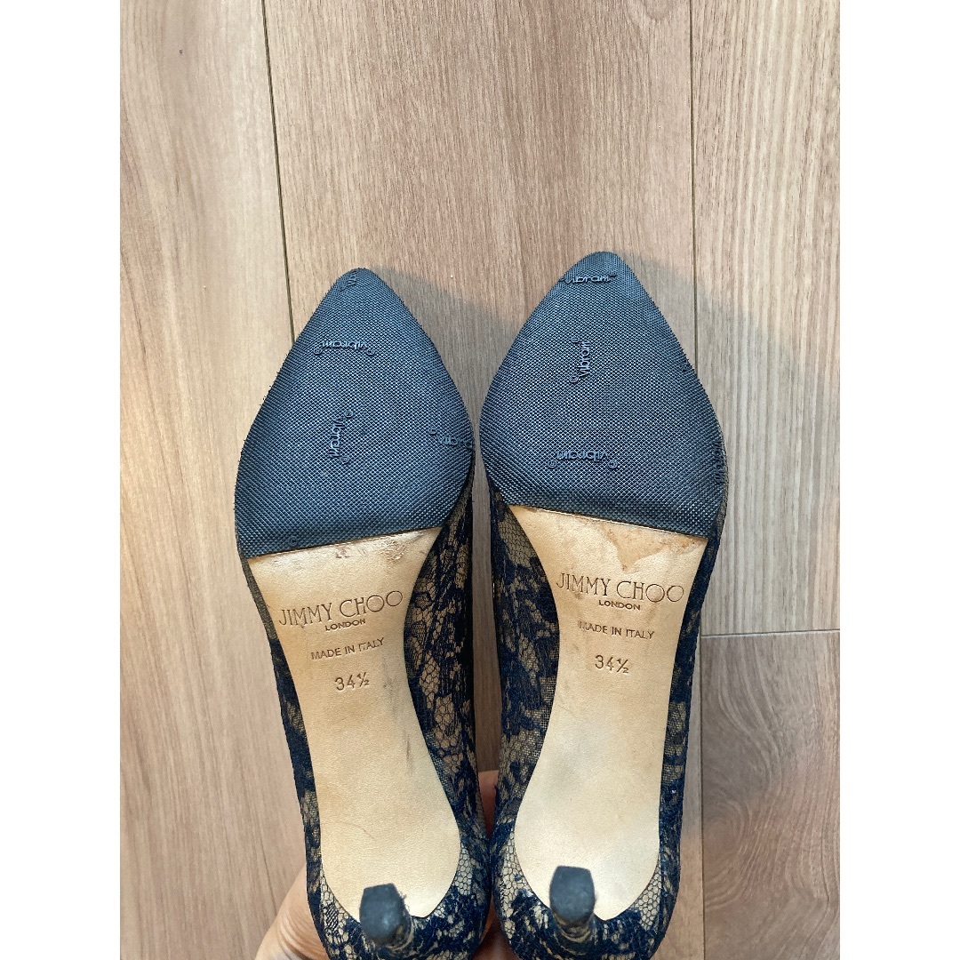 JIMMY CHOO(ジミーチュウ)の【美品！GW限定値下げ】JIMMY CHOO 総レースパンプス レディースの靴/シューズ(ハイヒール/パンプス)の商品写真