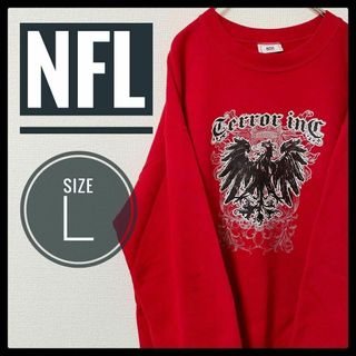 90s 古着 NFL 長袖スウェット トレーナー L オーバーサイズ ゆるだぼ(スウェット)