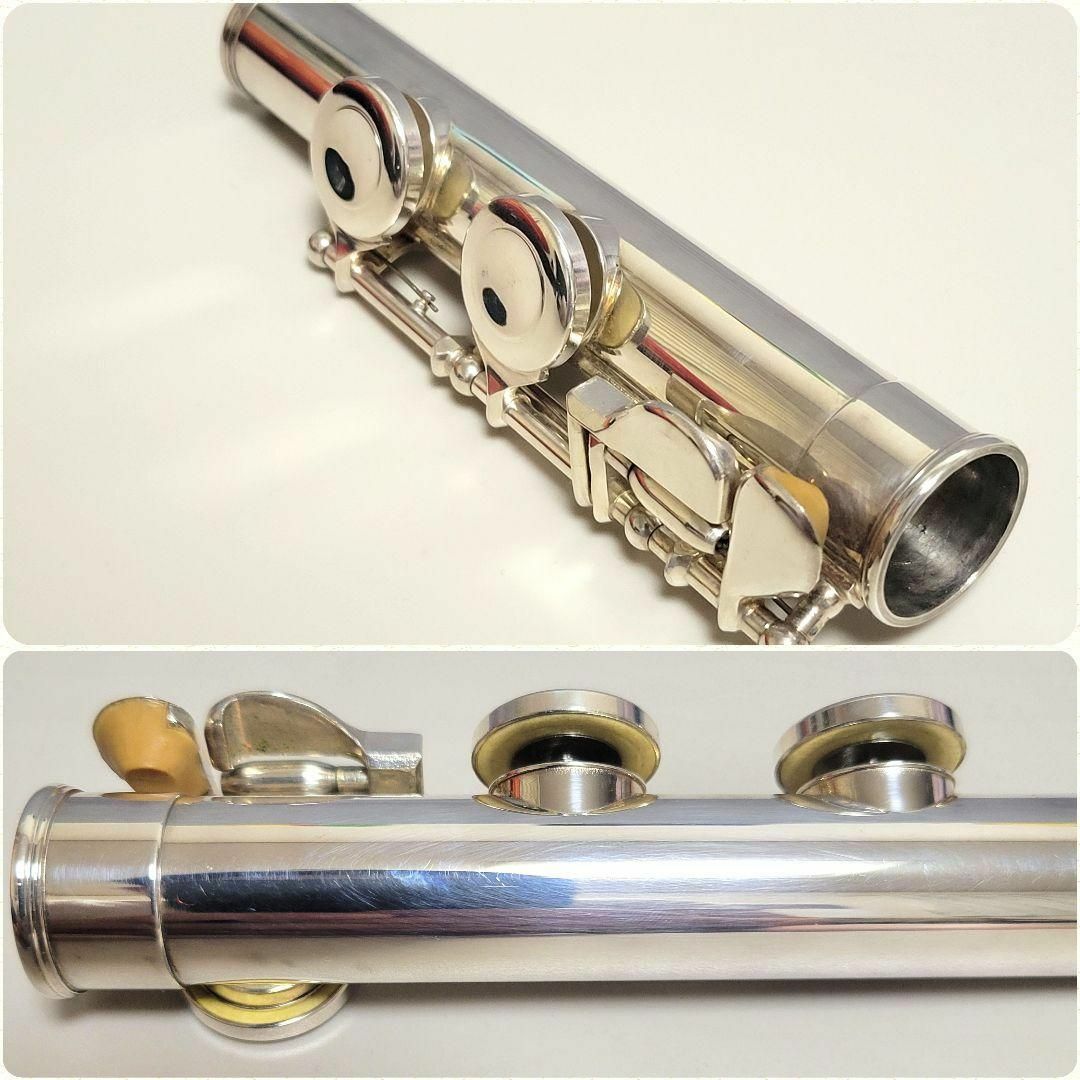 Pearl　PF-521　フルート　リッププレート&ライザー銀製　Eメカ付き 楽器の管楽器(フルート)の商品写真
