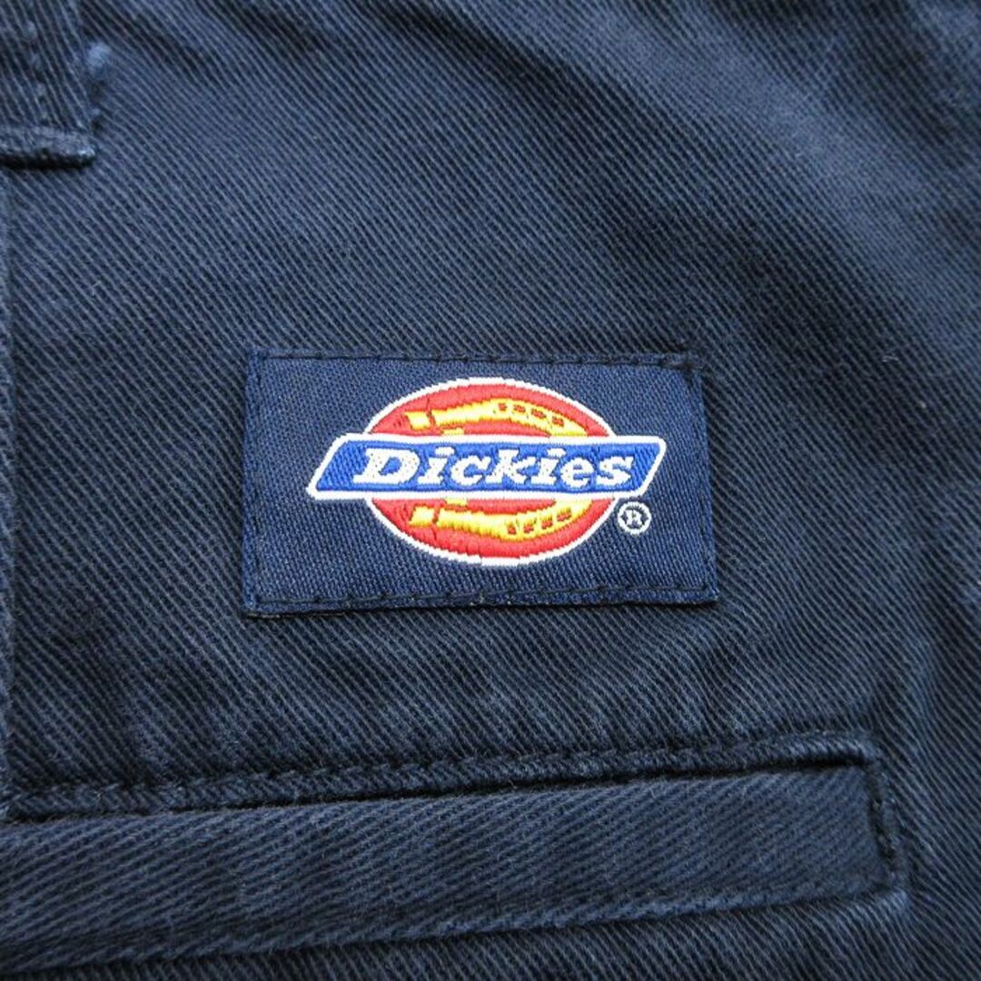 Dickies(ディッキーズ)のW37★古着 ディッキーズ Dickies ショート カーゴ パンツ ショーツ メンズ コットン 濃紺 ネイビー 24apr19 中古 ボトムス 短パン ショーパン メンズのパンツ(ワークパンツ/カーゴパンツ)の商品写真