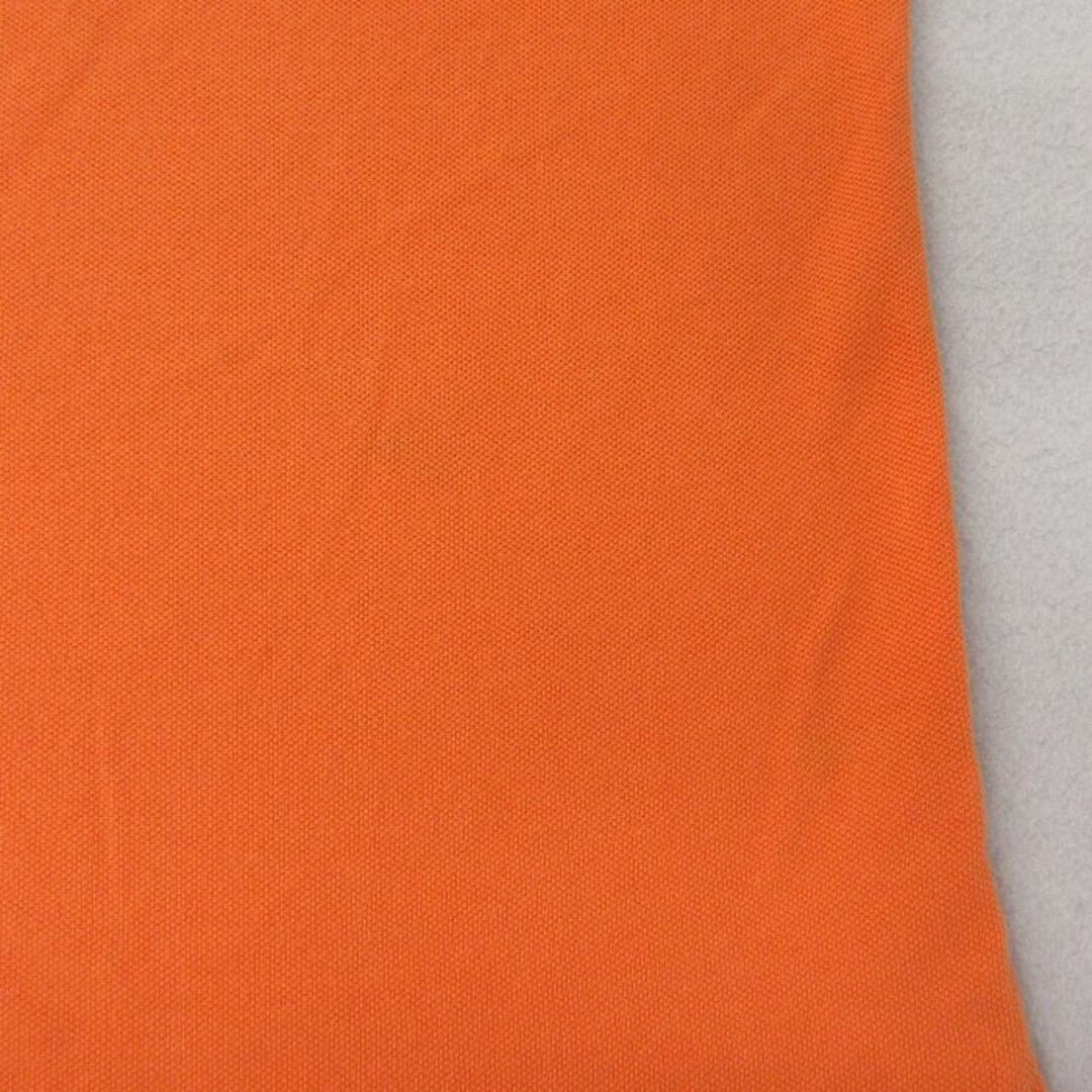 Ralph Lauren(ラルフローレン)のXL★古着 ラルフローレン Ralph Lauren 半袖 ブラント ポロ シャツ メンズ 90年代 90s ワンポイントロゴ 大きいサイズ 鹿の子 コットン オレンジ他 24apr19 中古 トップス メンズのトップス(ポロシャツ)の商品写真