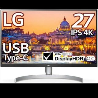 エルジーエレクトロニクス(LG Electronics)のLG 27インチ4Kディスプレイ 27UL850-W DisplayHDR400(ディスプレイ)