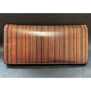 ポールスミス(Paul Smith)のPAUL SMITH ポールスミス メンズ 長財布 レザー ブラウンマルチカラー(長財布)