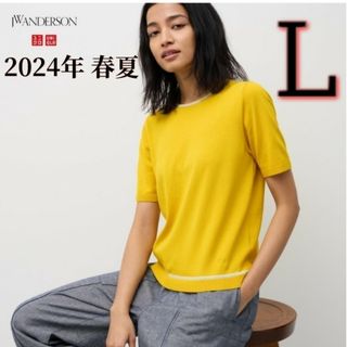 UNIQLO - UNIQLO and JW ANDERSON　クルーネックセーター（半袖)