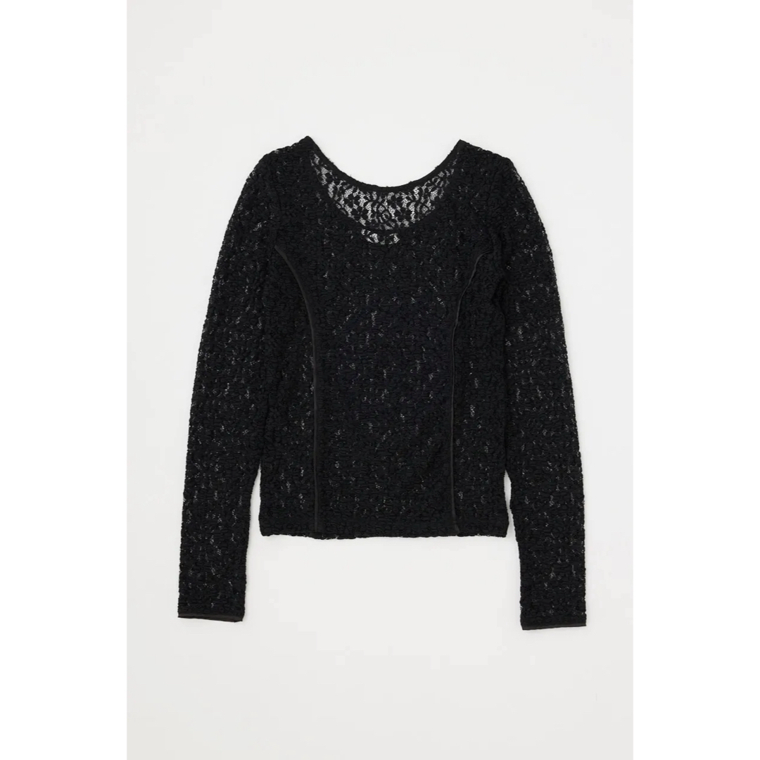 moussy(マウジー)のMOUSSY♡ BACK OPEN LACE CUT トップス レディースのトップス(カットソー(長袖/七分))の商品写真