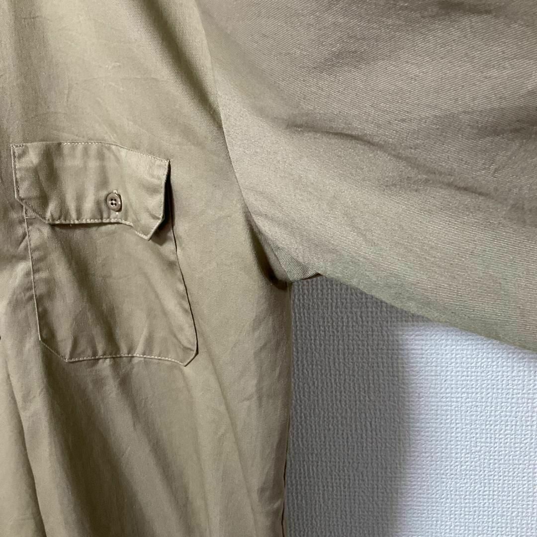 Dickies(ディッキーズ)の90s 古着 Dickies ワークシャツ M オーバーサイズ ゆるだぼ メンズのトップス(Tシャツ/カットソー(七分/長袖))の商品写真