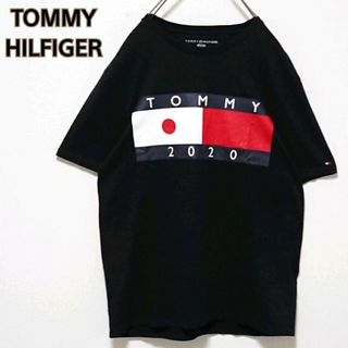 TOMMY HILFIGER - トミーヒルフィガー 東京 オリンピック ロゴ ブラック 半袖 Tシャツ