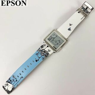 希少　廃盤　電池交換済　美品　スマートキャンバス エプソン ムーミン　腕時計
