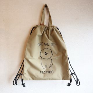 新品　クラスカ　MAMBO ナイロンナップザック　ベージュ(リュック/バックパック)