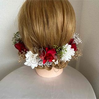 ヘッドパーツ　ヘッドドレス　ヘアピン　髪飾り　成人式髪飾り　卒業式髪飾り(ヘアピン)