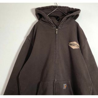 carhartt - Carhartt カーハート　企業刺繍ロゴ　フルジップアップ　裏起毛　パーカー