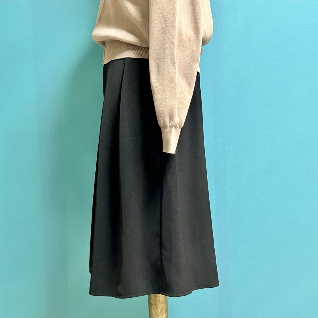 INDIVI(インディヴィ)のINDIVI インディヴィ キュロットスカート ガウチョスカート レディースのスカート(ひざ丈スカート)の商品写真
