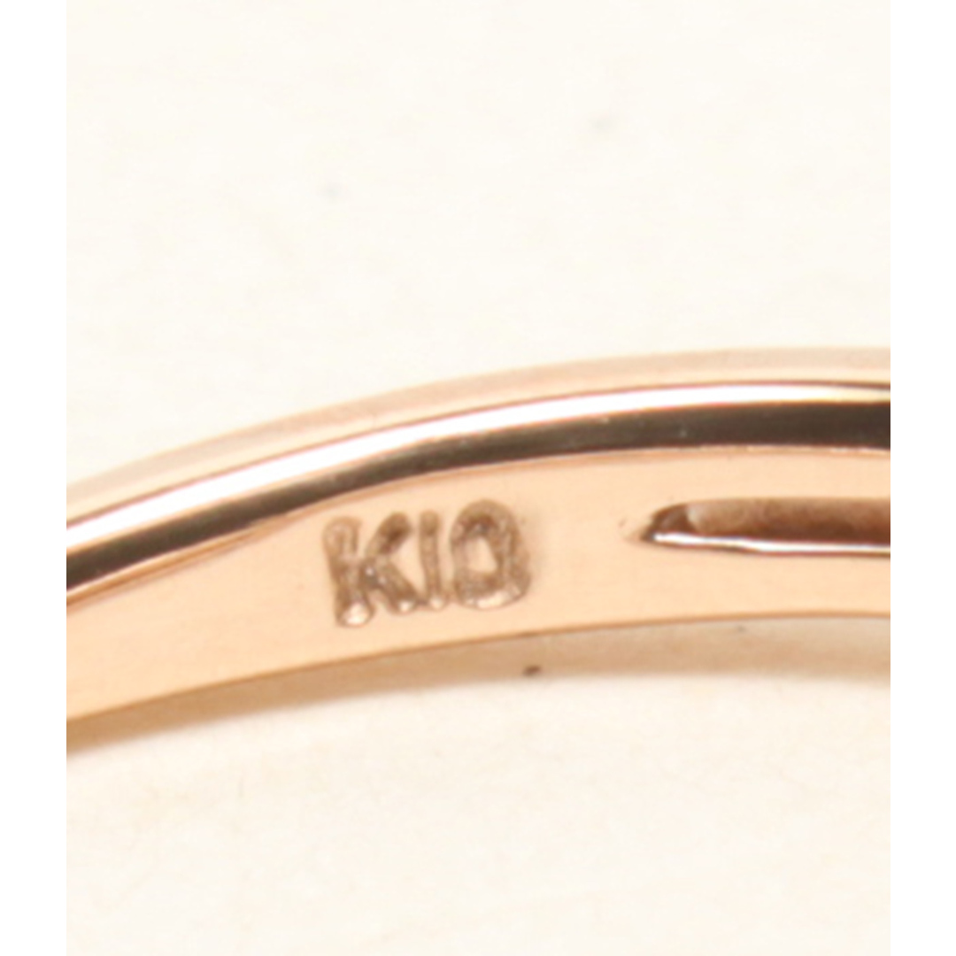 4℃(ヨンドシー)の美品 ヨンドシー 4℃ リング 指輪 K10 ダイヤ5P    レディース 7号 レディースのアクセサリー(リング(指輪))の商品写真