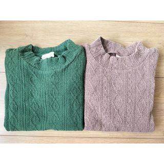 ブランシェス(Branshes)の110cm ニットセット(Tシャツ/カットソー)