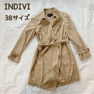 INDIVI - 38サイズ　インディヴィ　レディーストレンチコート　スプリングコート　ジャケット