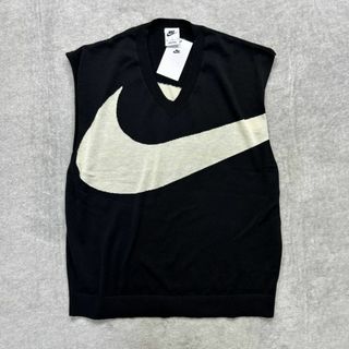 ナイキ(NIKE)の新品 NIKE Lサイズ ニットベスト ビッグロゴ(ベスト)