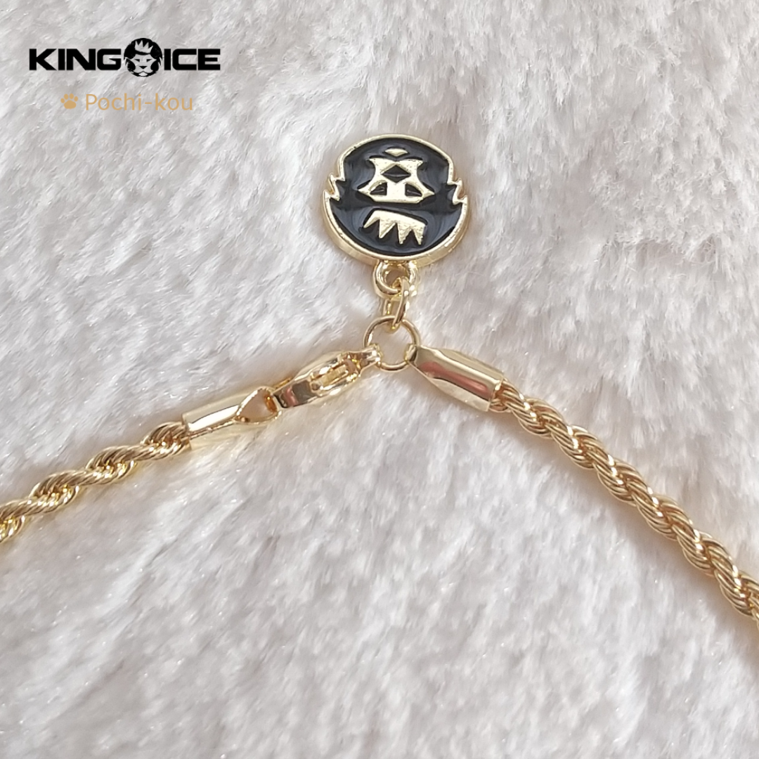 セール キングアイス ROPE CHAIN 3ミリ 20インチ ネックレス 金色 メンズのアクセサリー(ネックレス)の商品写真