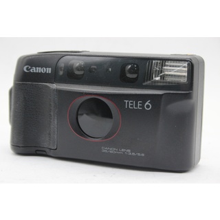 【返品保証】 キャノン Canon AutoboyTELE 6 DATE 35/60mm F3.5/5.6 コンパクトカメラ  s9322(フィルムカメラ)