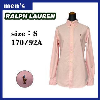 ラルフローレン(Ralph Lauren)のRALPH LAUREN ラルフローレン 長袖 シャツ メンズ サイズS ピンク(シャツ)