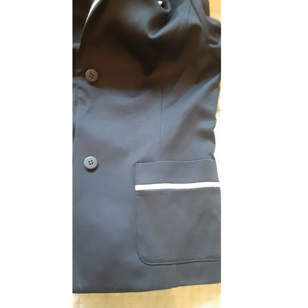 サマージャケット　濃紺　白　一枚仕立て　未使用　タグ付き レディースのジャケット/アウター(テーラードジャケット)の商品写真