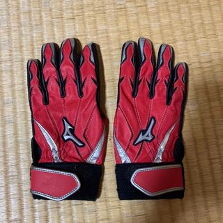 ミズノ(MIZUNO)の使用回数少  ミズノ  ジュニア  バッティンググローブ  野球  (その他)