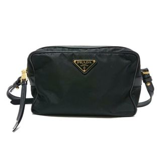 PRADA - PRADA(プラダ) ショルダーバッグ美品  - 1BH089 黒 ナイロン×レザー