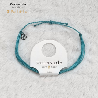 プラヴィダ(Pura Vida)のPura Vida アンクレット NEON BLUE ANKLET 男女兼用(アンクレット)