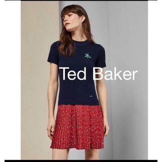 新品　タグ付　Ted Baker  テッドベイカー　ワンピース　レッド