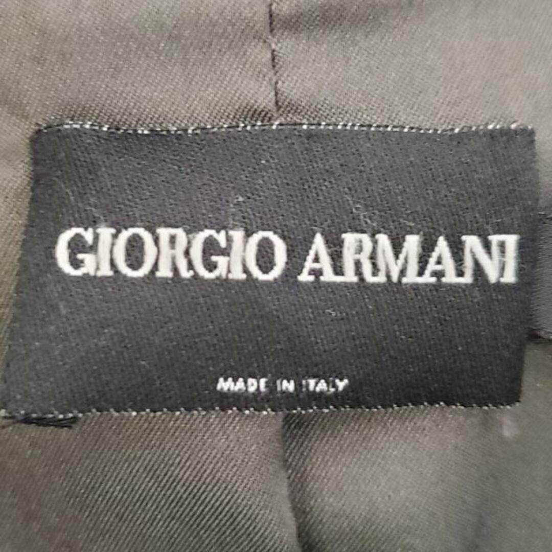 Giorgio Armani(ジョルジオアルマーニ)のGIORGIOARMANI(ジョルジオアルマーニ) ジャケット サイズI 52 メンズ美品  - ダークグレー 長袖/冬 メンズのジャケット/アウター(その他)の商品写真
