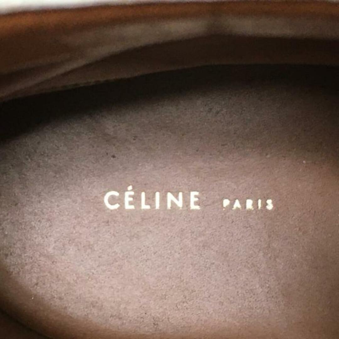 celine(セリーヌ)のCELINE(セリーヌ) ショートブーツ 38 レディース - アイボリー レザー レディースの靴/シューズ(ブーツ)の商品写真