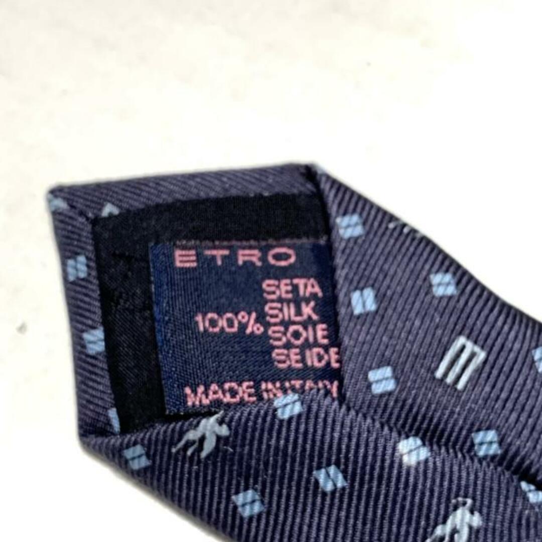 ETRO(エトロ)のETRO(エトロ) ネクタイ メンズ - ダークネイビー×ライトブルー×グレー メンズのファッション小物(ネクタイ)の商品写真