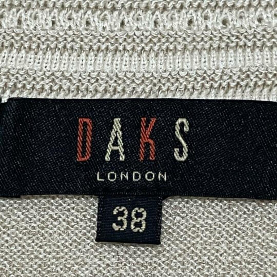 DAKS(ダックス)のDAKS(ダックス) 長袖カットソー サイズ38 L レディース - ベージュ レディースのトップス(カットソー(長袖/七分))の商品写真