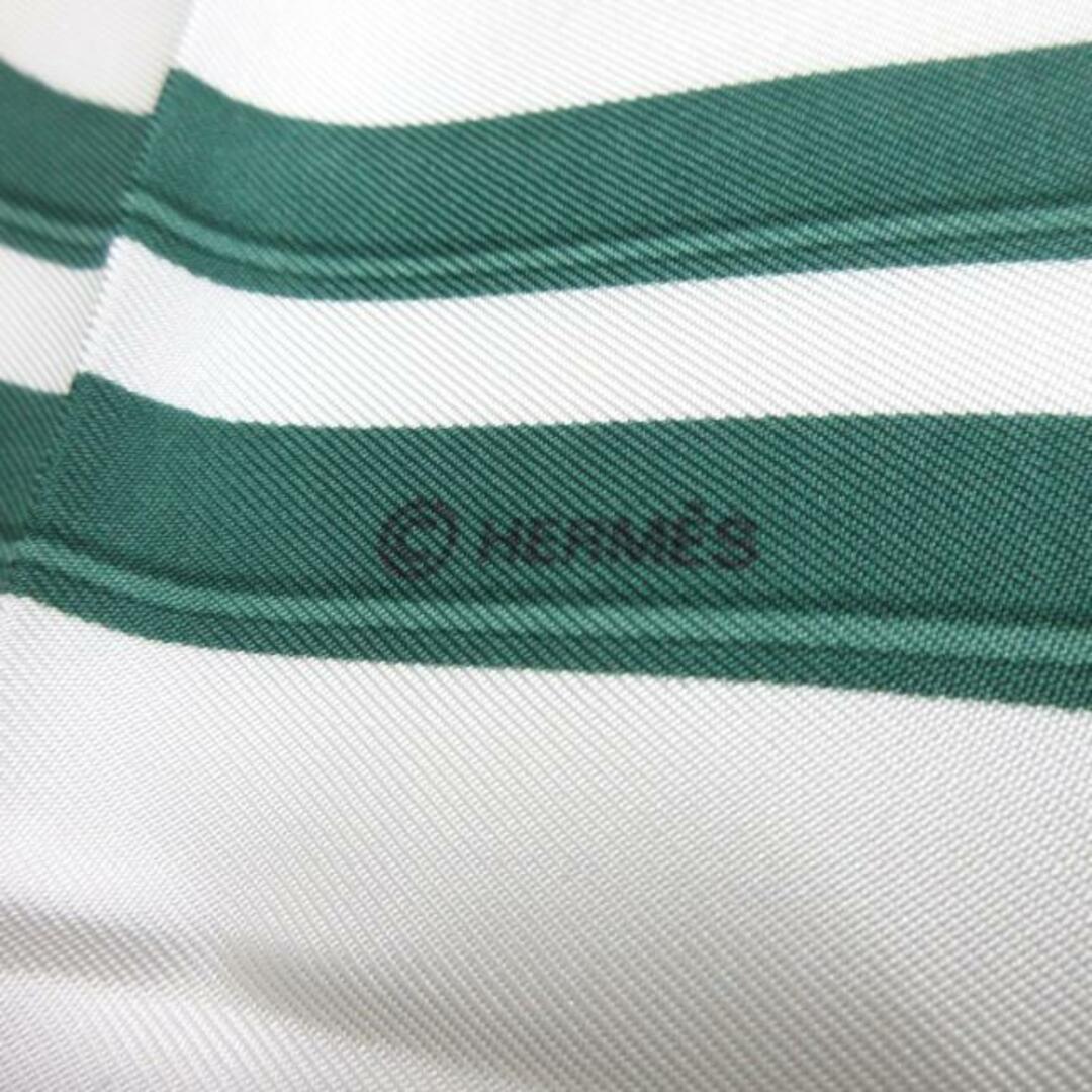 Hermes(エルメス)のHERMES(エルメス) スカーフ カレ90 ダークグリーン×白×マルチ BRIDES de GALA レディースのファッション小物(バンダナ/スカーフ)の商品写真