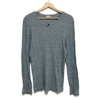 ドルチェアンドガッバーナ(DOLCE&GABBANA)のDOLCE&GABBANA(ドルチェアンドガッバーナ) 長袖カットソー サイズ5 XL メンズ - ライトブルー(Tシャツ/カットソー(七分/長袖))