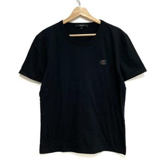 グッチ(Gucci)のGUCCI(グッチ) 半袖Tシャツ サイズL メンズ - 295972 黒×グリーン×レッド(Tシャツ/カットソー(半袖/袖なし))