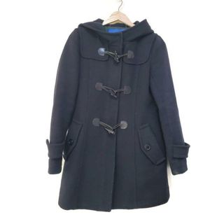 ブルーレーベルクレストブリッジ(BLUE LABEL CRESTBRIDGE)のBLUE LABEL CRESTBRIDGE(ブルーレーベルクレストブリッジ) ダッフルコート サイズ38 M レディース - ダークネイビー 長袖/ジップアップ/秋/冬(ダッフルコート)