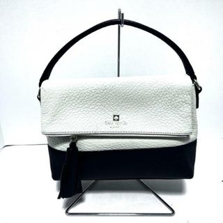 ケイトスペードニューヨーク(kate spade new york)のKate spade(ケイトスペード) ハンドバッグ - WKRU2482 アイボリー×黒 タッセル レザー(ハンドバッグ)