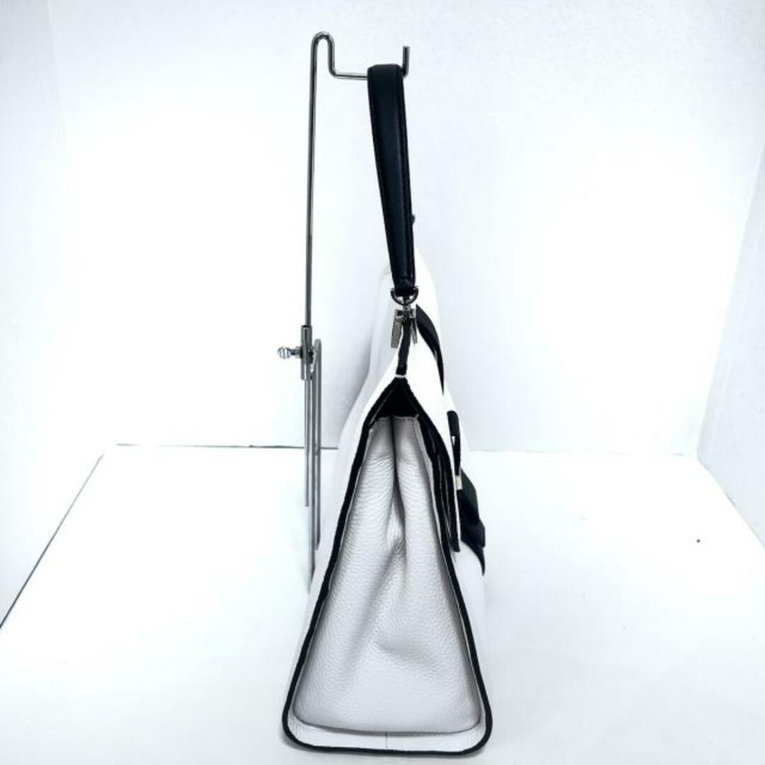 kate spade new york(ケイトスペードニューヨーク)のKate spade(ケイトスペード) ハンドバッグ - WKRU3801 白×黒 レザー レディースのバッグ(ハンドバッグ)の商品写真