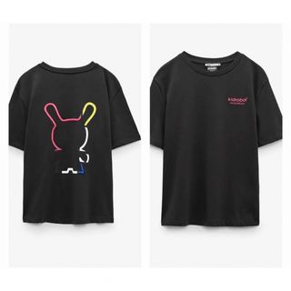 ザラ(ZARA)のZARAロゴTシャツ(M)(Tシャツ(半袖/袖なし))