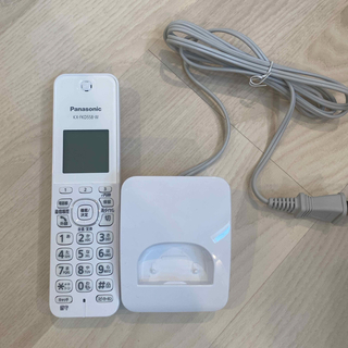 パナソニック(Panasonic)のPanasonic 電話機子機　KX-FKD558-W(その他)