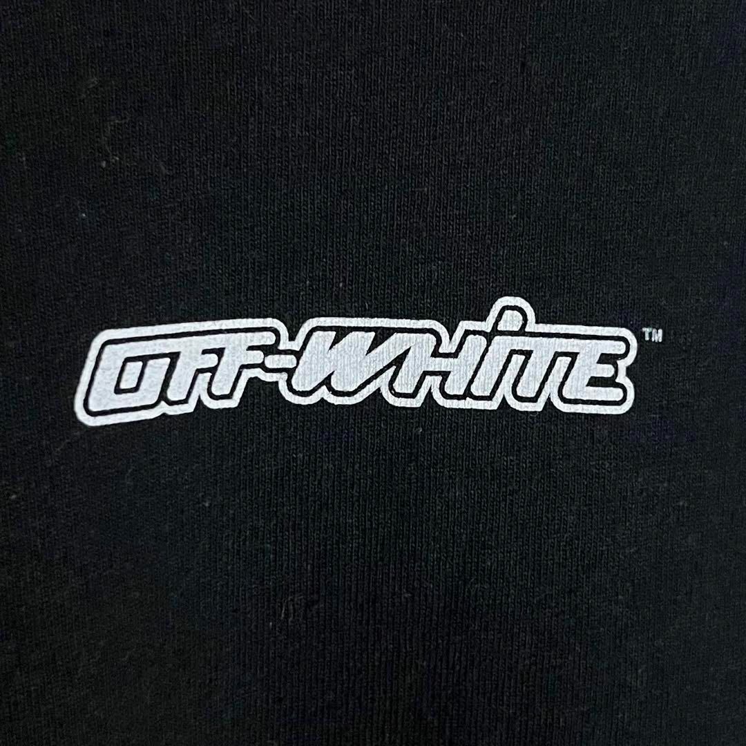 OFF-WHITE(オフホワイト)の【鑑定済み・正規品】オフホワイト☆バックロゴTシャツ クロスアロー 定番 メンズのトップス(Tシャツ/カットソー(半袖/袖なし))の商品写真