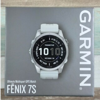 ガーミン(GARMIN)の新品　GARMIN FENIX 7S SILVER WHITESTONE(腕時計(デジタル))