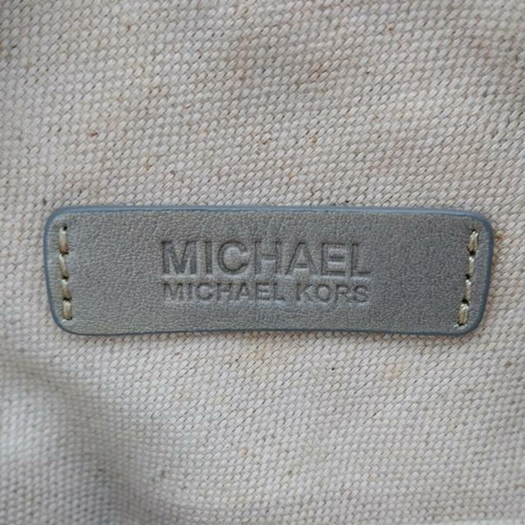 Michael Kors(マイケルコース)のMICHAEL KORS(マイケルコース) ハンドバッグ - グレーベージュ ミニバッグ/スタッズ レザー レディースのバッグ(ハンドバッグ)の商品写真