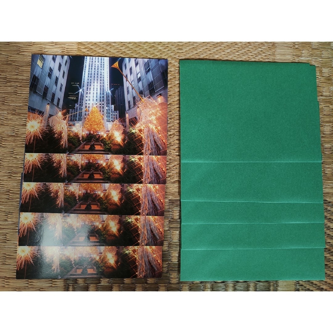 匿名配送　クリスマスカード　5セット インテリア/住まい/日用品の文房具(その他)の商品写真