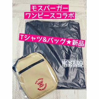 モスバーガー×ワンピースコラボ★Tシャツ＆ミニショルダーバッグ