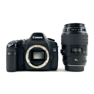 キヤノン EOS 5D ＋ EF 100mm F2.8 MACRO USM［ジャンク品］ 中古(デジタル一眼)