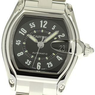 カルティエ(Cartier)のカルティエ CARTIER W62004V3 ロードスターLM デイト 自動巻き メンズ 良品 _806593(腕時計(アナログ))