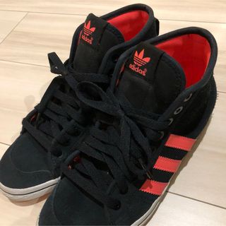 アディダス(adidas)のadidas ハイカット スニーカー レディース　24センチ(スニーカー)