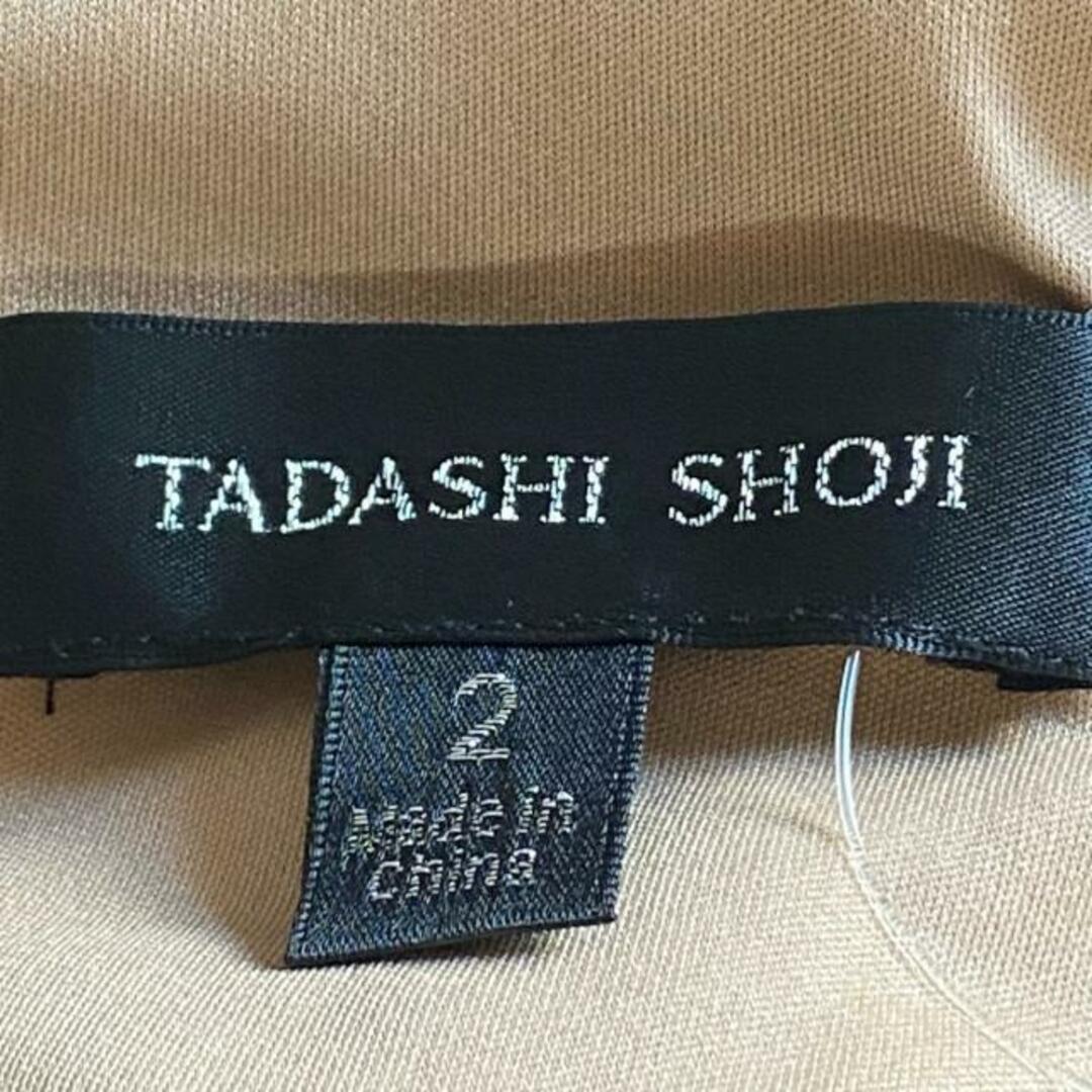 TADASHI SHOJI(タダシショウジ)のTADASHISHOJI(タダシショージ) ワンピース サイズ2 M レディース新品同様  - パープル 長袖/ロング/ベロア/レース レディースのワンピース(その他)の商品写真