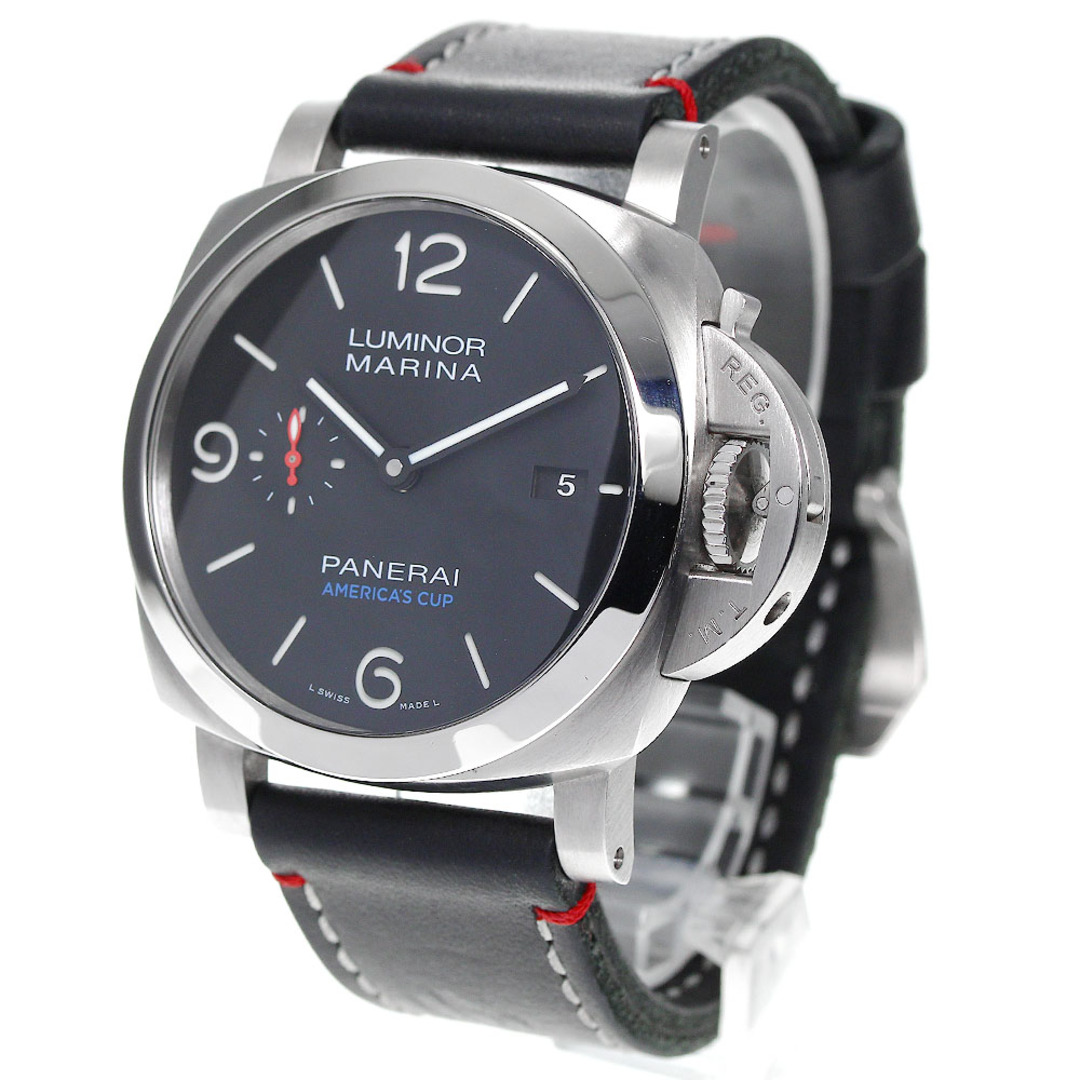 PANERAI(パネライ)のパネライ PANERAI PAM00732 ルミノールマリーナ 1950 ソフトバンクチームジャパン 自動巻き メンズ 良品 _811116 メンズの時計(腕時計(アナログ))の商品写真